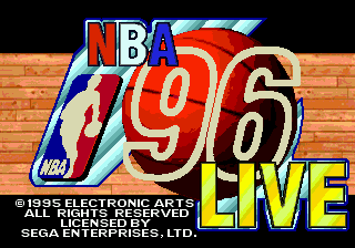NBA Live 96 (USA, Europe) Title Screen